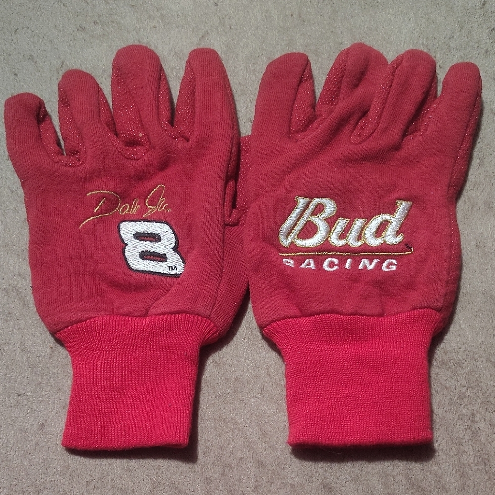 Bud Racing Red Gloves - Picture 2 of 4